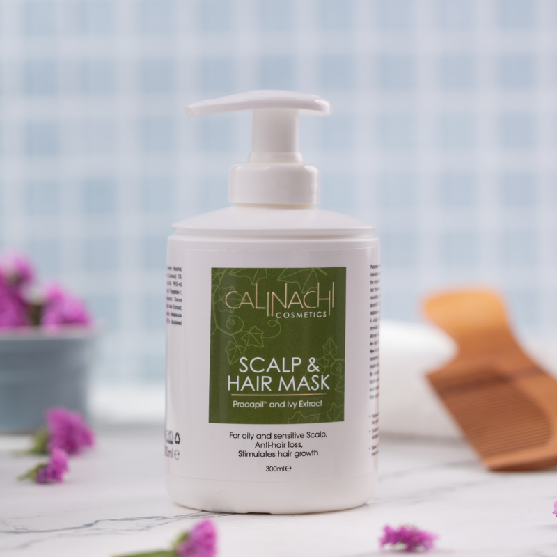 Протейнова (нормална към мазна и мазна) Възстановяваща Маска Против Косопад за Коса и Скалп, 300 ml.