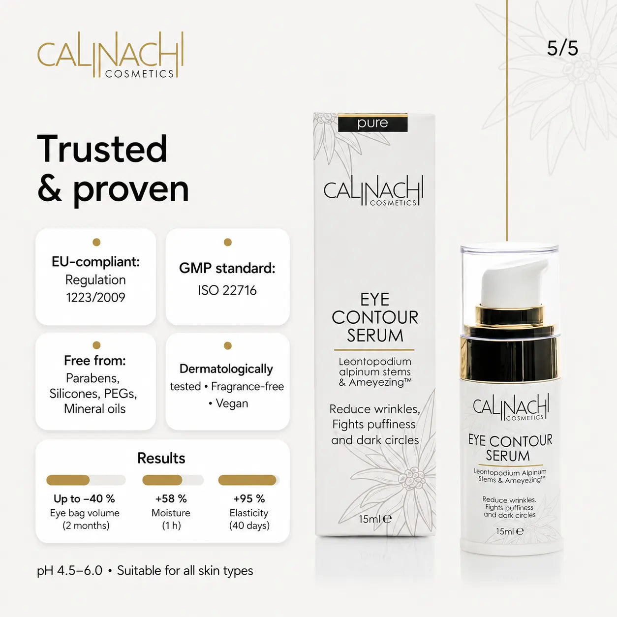 The Ameyezing Eye Contour Serum, 15ml. skincare CALINACHI Cosmetics