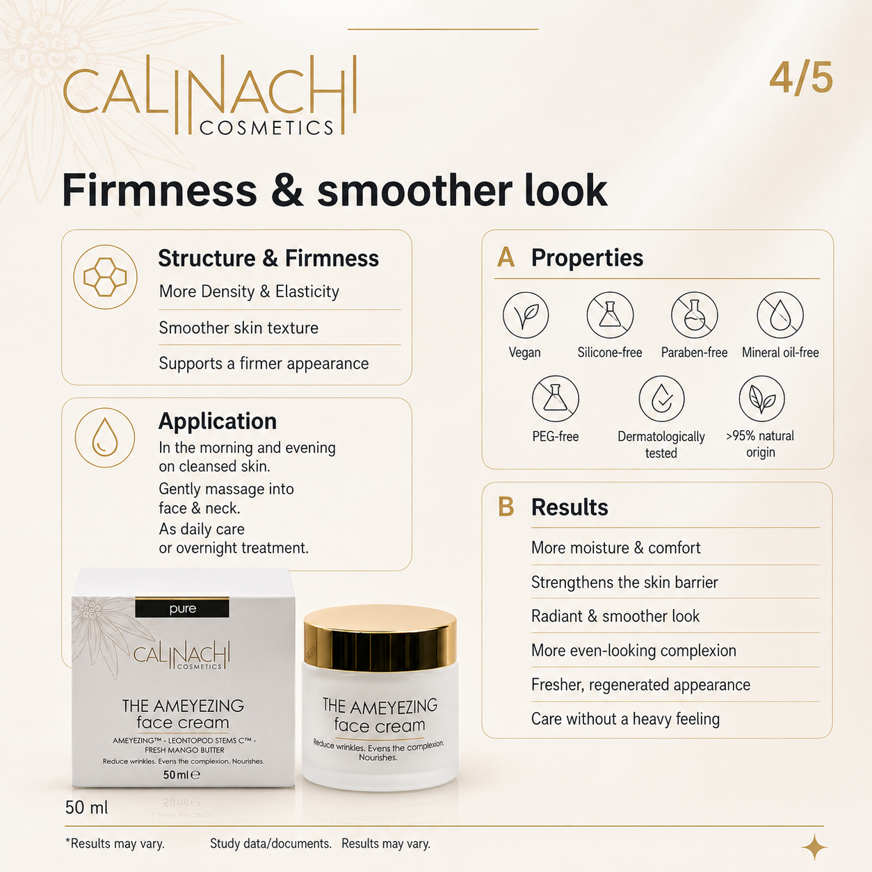 The Ameyezing REGENERATING Face Cream, 50ml. skincare CALINACHI Cosmetics