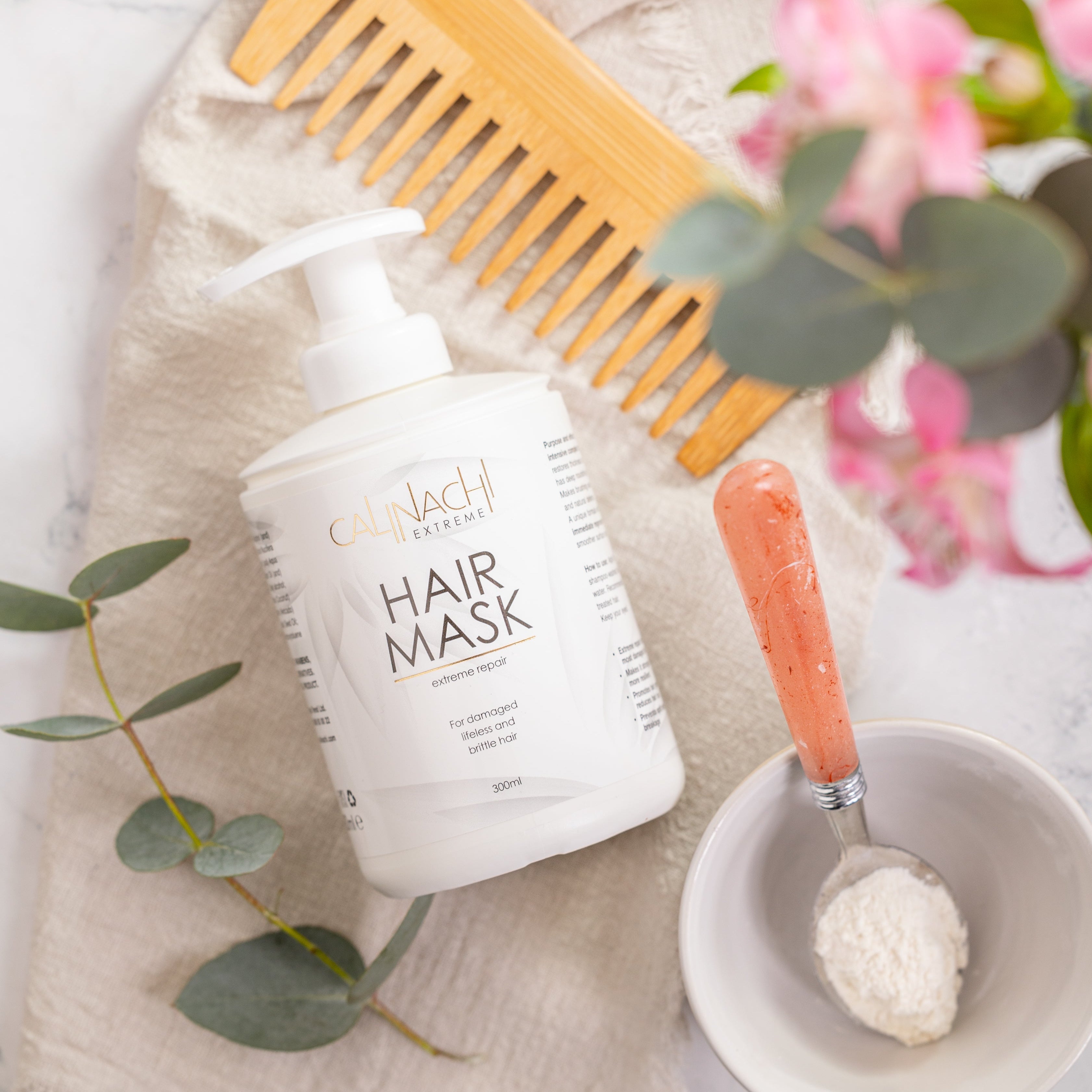 Протеинова (Суха до нормална и нормална), Против косопадна, Възстановяваща Маска за Скалп и Коса, 300 мл.