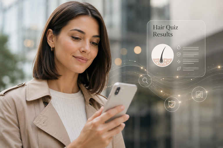 Hair Quiz Results Example for Hair Loss Care