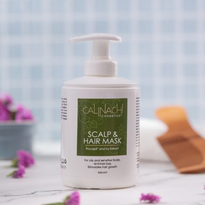 Протейнова (нормална към мазна и мазна) Възстановяваща Маска Против Косопад за Коса и Скалп, 300 ml.