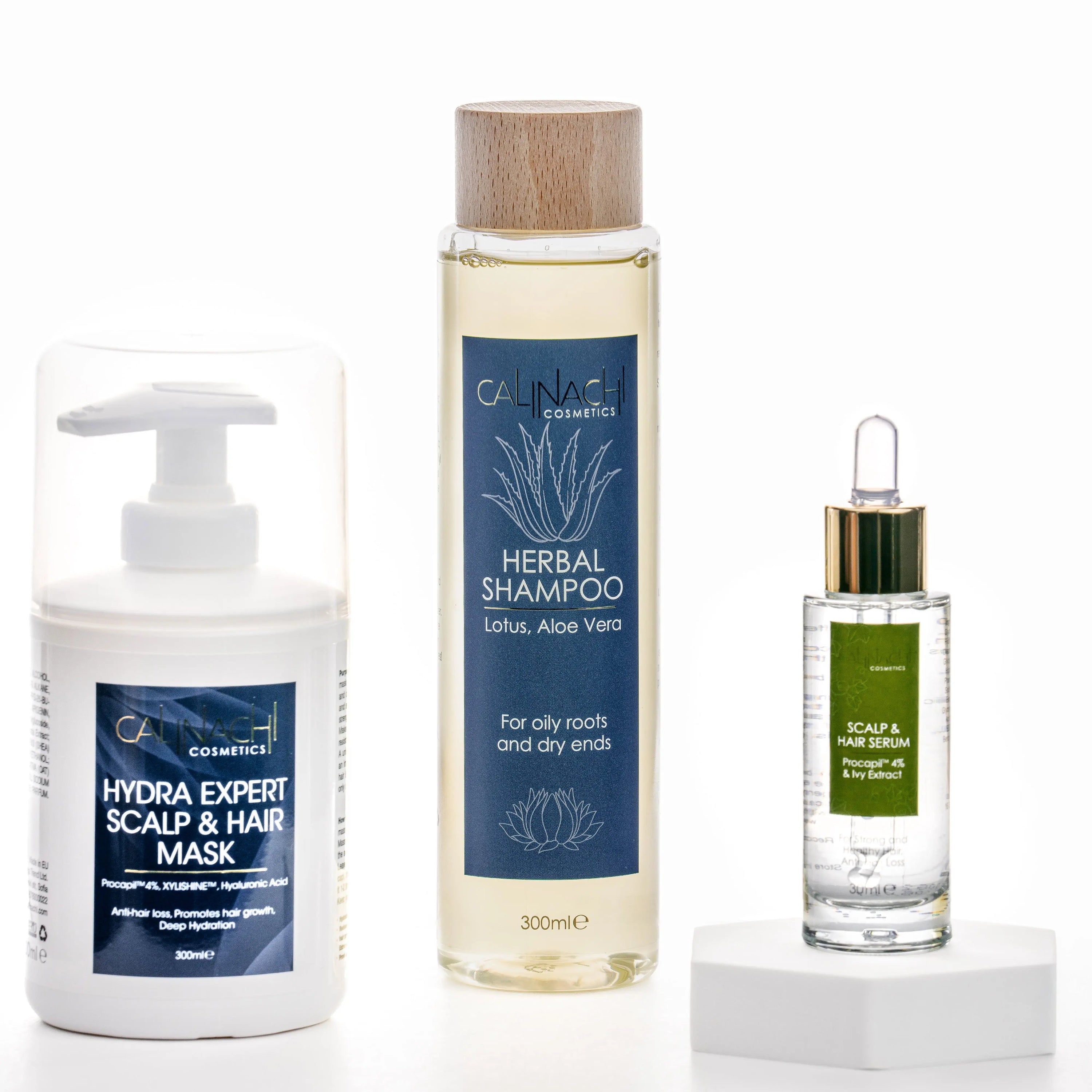 Professional Procapil™ 4% Hydration Ritual | Anti-Hair Loss &amp; Scalp Therapy | Clinical Growth Boost HairCare Sets CALINACHI Cosmetics