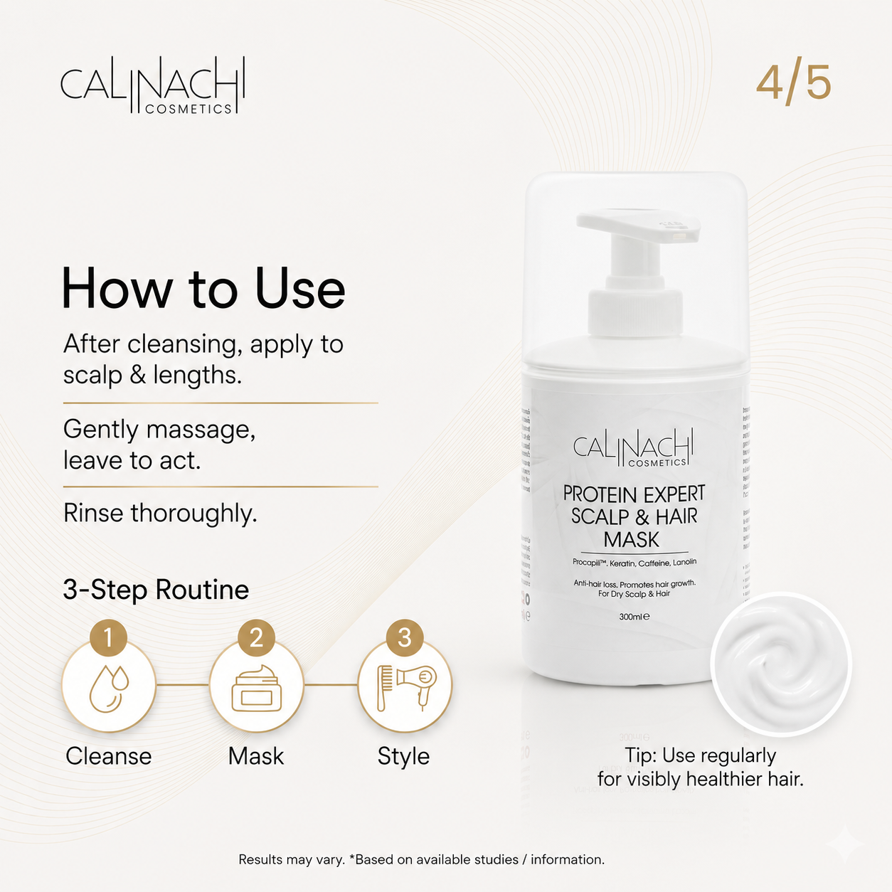 Fiber Damage Repair for Structural Breakage Recovery (With Follicle Support) HairCare Sets CALINACHI Cosmetics