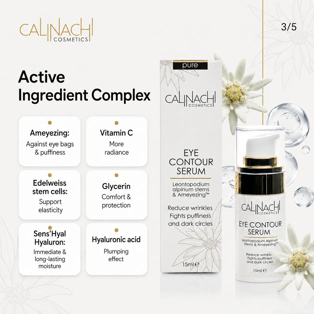 The Ameyezing Eye Contour Serum, 15ml. skincare CALINACHI Cosmetics