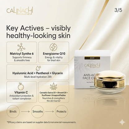 Anti-aging Day Face Cream for Face, Neck, and Décolletage, SPF30, 50ml. skincare CALINACHI Cosmetics