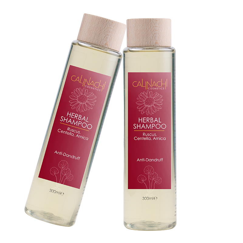 Шампоан против пърхот с билки, без сулфати, 300 мл.