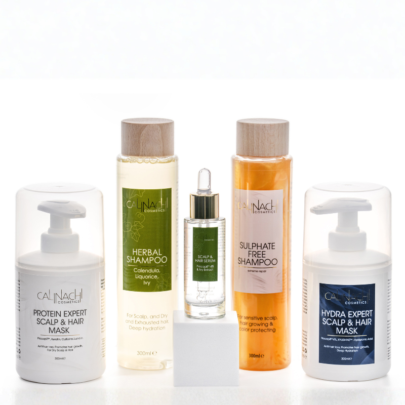 Пълна терапия срещу косопад и стимулиране на растежа на нова коса