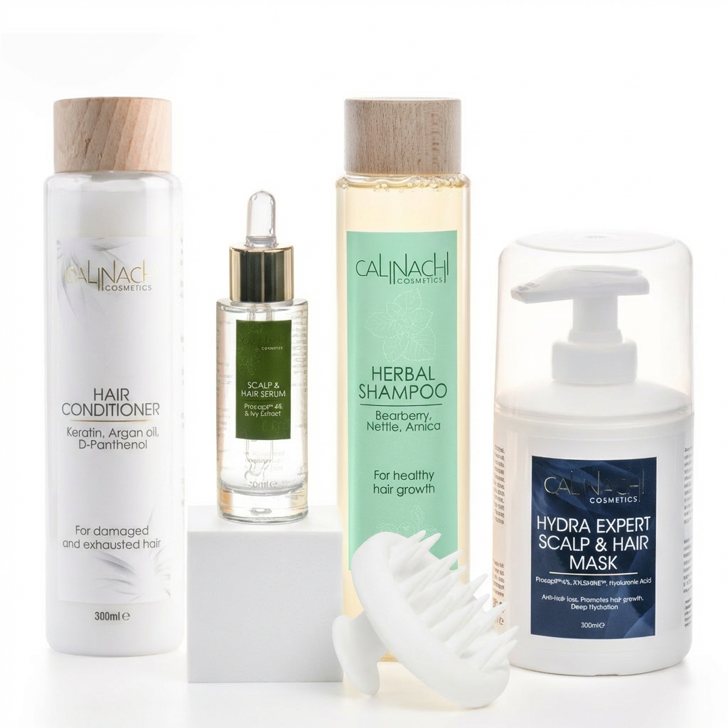 Stress Response / Shedding Support / Recovery Routine / Stress-Driven Hair Shedding Therapy